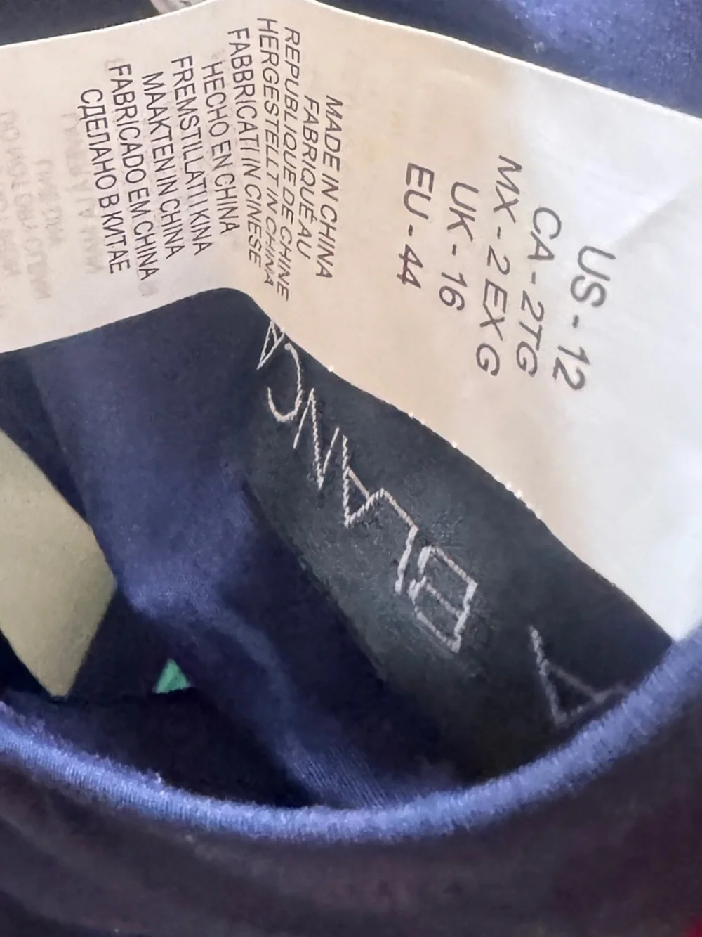 La Blanca Navy Bikini with Multicolor Trim and Tassel Ties - Picture 6 of 11